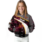customized louisiana monroe warhawks electric flash red varsity jacket best selling