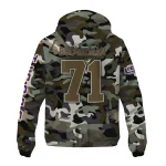 customized lsu tigers skull camo camouflage windbreaker jacket best selling