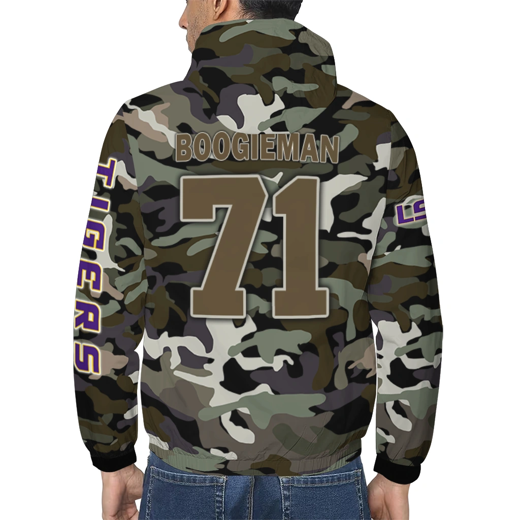 customized lsu tigers skull camo camouflage windbreaker jacket trendy customized lsu tigers skull camo camouflage windbreaker jacket trendy