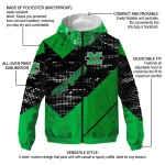 customized marshall thundering herd arrow matrix green black windbreaker jacket best selling