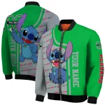 customized marshall thundering herd stitch laughing green bomber jacket best selling