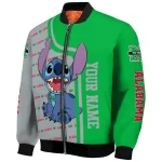 customized marshall thundering herd stitch laughing green bomber jacket best selling