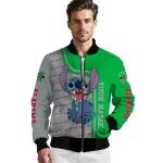 customized marshall thundering herd stitch laughing green bomber jacket best selling