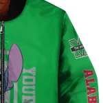 customized marshall thundering herd stitch laughing green bomber jacket best selling