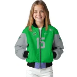 customized marshall thundering herd team patch green bomber jacket best selling