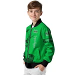 customized marshall thundering herd tribal deer art green bomber jacket best selling