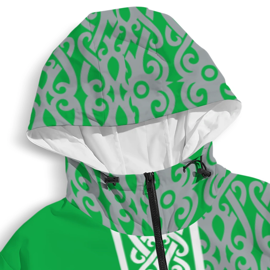 customized marshall thundering herd tribal swirls green windbreaker jacket premium grade customized marshall thundering herd tribal swirls green windbreaker jacket premium grade