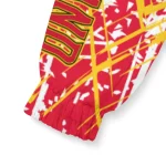 customized maryland terrapins brushstroke pattern red windbreaker jacket best selling