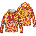customized maryland terrapins camouflage mashup red windbreaker jacket best selling