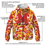 customized maryland terrapins camouflage mashup red windbreaker jacket best selling