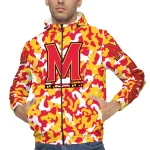 customized maryland terrapins camouflage mashup red windbreaker jacket best selling
