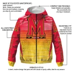 customized maryland terrapins pattern layers red windbreaker jacket best selling