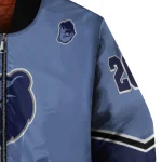 customized memphis grizzlies chevron style blue bomber jacket best selling