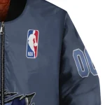 customized memphis grizzlies claw slash blue bomber jacket best selling