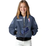 customized memphis grizzlies claw slash blue bomber jacket best selling