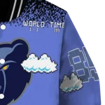 customized memphis grizzlies mario blocks blue black varsity jacket best selling