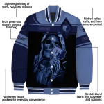 customized memphis grizzlies reaper hands blue black varsity jacket best selling
