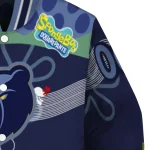 customized memphis grizzlies spongebob playtime blue varsity jacket best selling