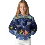 customized memphis grizzlies spongebob playtime blue varsity jacket best selling