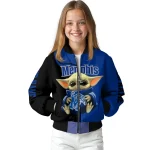 customized memphis tigers adorable yoda blue black bomber jacket best selling