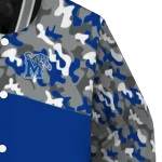 customized memphis tigers camouflage splash blue varsity jacket best selling