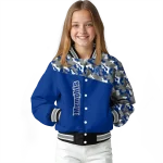 customized memphis tigers camouflage splash blue varsity jacket best selling