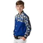 customized memphis tigers camouflage splash blue varsity jacket best selling