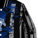 customized memphis tigers star stripes blue black varsity jacket best selling