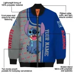 customized memphis tigers stitch laughing blue bomber jacket best selling
