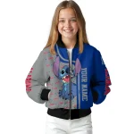 customized memphis tigers stitch laughing blue bomber jacket best selling