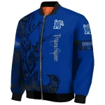 customized memphis tigers tribal deer art blue bomber jacket best selling