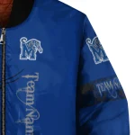 customized memphis tigers tribal deer art blue bomber jacket best selling