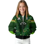 customized miami heat shamrock vortex green bomber jacket best selling