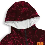 customized miami heat shards cluster red windbreaker jacket best selling