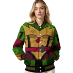 customized miami heat turtle armor varsity jacket best selling