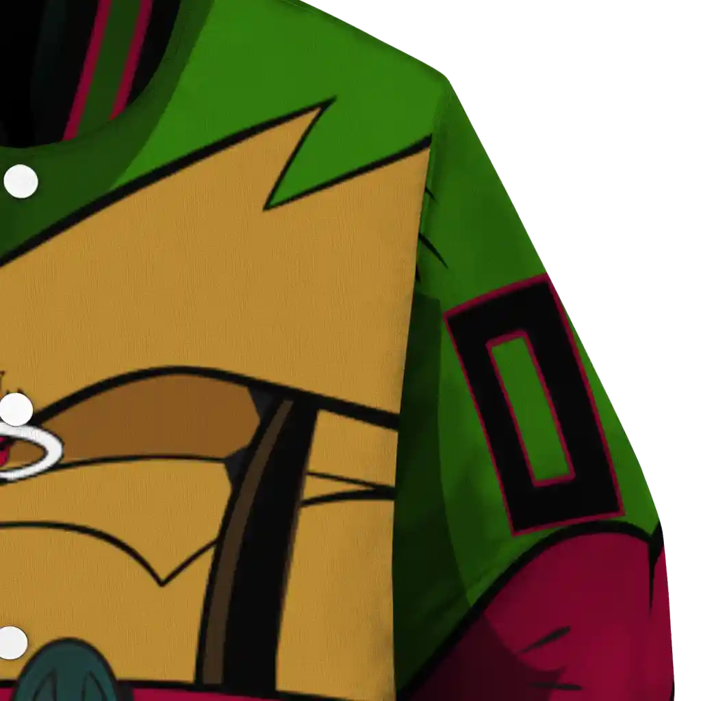 customized miami heat turtle armor varsity jacket premium grade customized miami heat turtle armor varsity jacket premium grade
