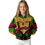 customized miami heat turtle armor varsity jacket best selling