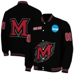 customized miami redhawks claw shred black varsity jacket best selling