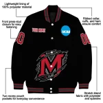 customized miami redhawks claw shred black varsity jacket best selling