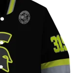 customized michigan state spartans heartbeat accent black green varsity jacket best selling