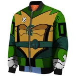 customized michigan state spartans turtle armor bomber jacket best selling