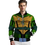 customized michigan state spartans turtle armor bomber jacket best selling