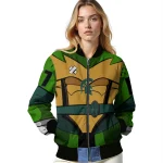 customized michigan state spartans turtle armor bomber jacket best selling