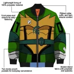 customized michigan state spartans turtle armor bomber jacket best selling