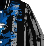 customized middle tennessee blue raiders star stripes blue black varsity jacket best selling
