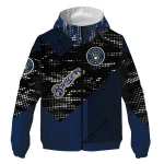 customized milwaukee brewers arrow matrix navy blue black windbreaker jacket best selling
