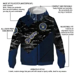customized milwaukee brewers arrow matrix navy blue black windbreaker jacket best selling