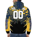customized milwaukee brewers brick motion navy blue black windbreaker jacket best selling