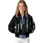 customized milwaukee brewers star stripes navy blue black bomber jacket best selling