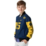 customized milwaukee brewers team patch navy blue bomber jacket best selling